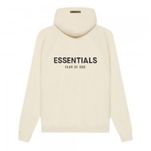 Essentials Fear of God Donna Felpa con Cappuccio Crema | ESS-SN593393