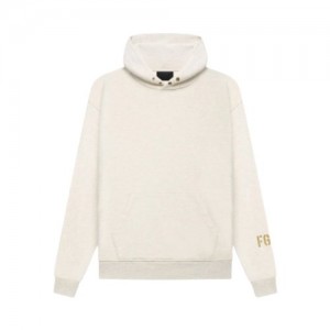 Essentials Fear of God FG7C Uomo Felpa con Cappuccio Beige | ESS-SN593318