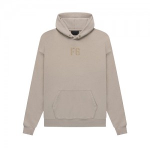 Essentials Fear of God FG Uomo Felpa con Cappuccio Grigie | ESS-SN593319