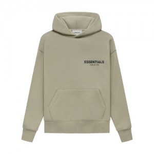 Essentials Fear of God Pullover Uomo Felpa con Cappuccio Grigie | ESS-SN593296