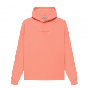 Essentials Fear of God Relaxed Uomo Felpa con Cappuccio Rosa | ESS-SN593293