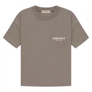 Essentials Fear of God Uomo T-shirt Marroni | ESS-SN593353