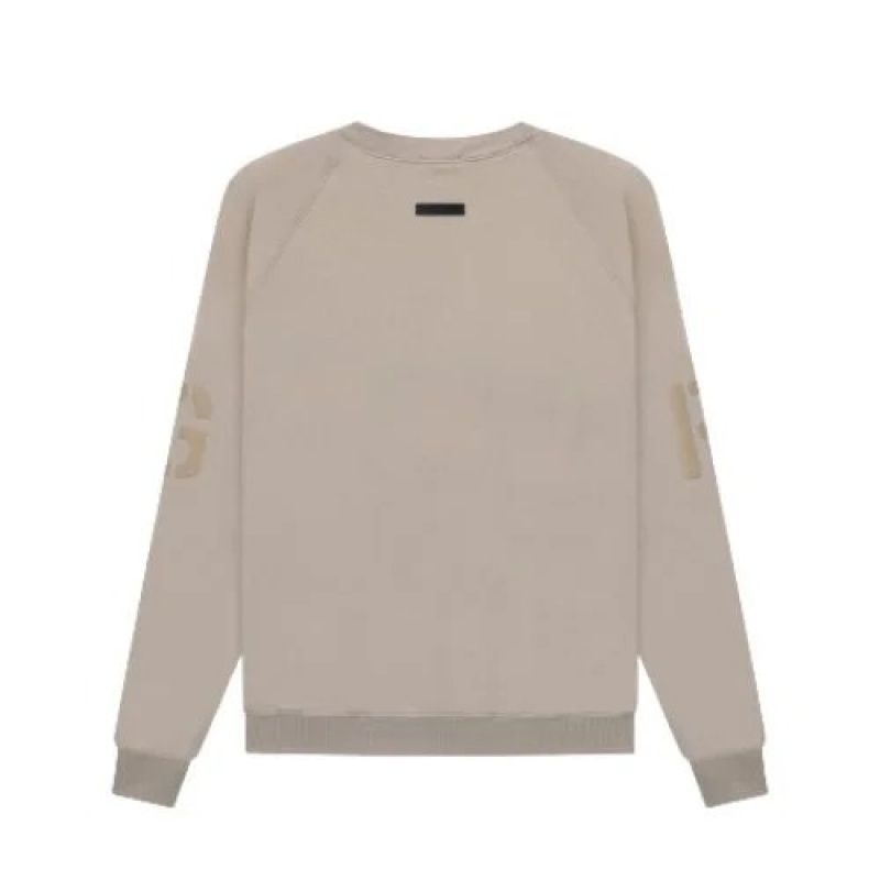 Essentials FG Crewneck Uomo Felpa Crema | ESS-SN593358