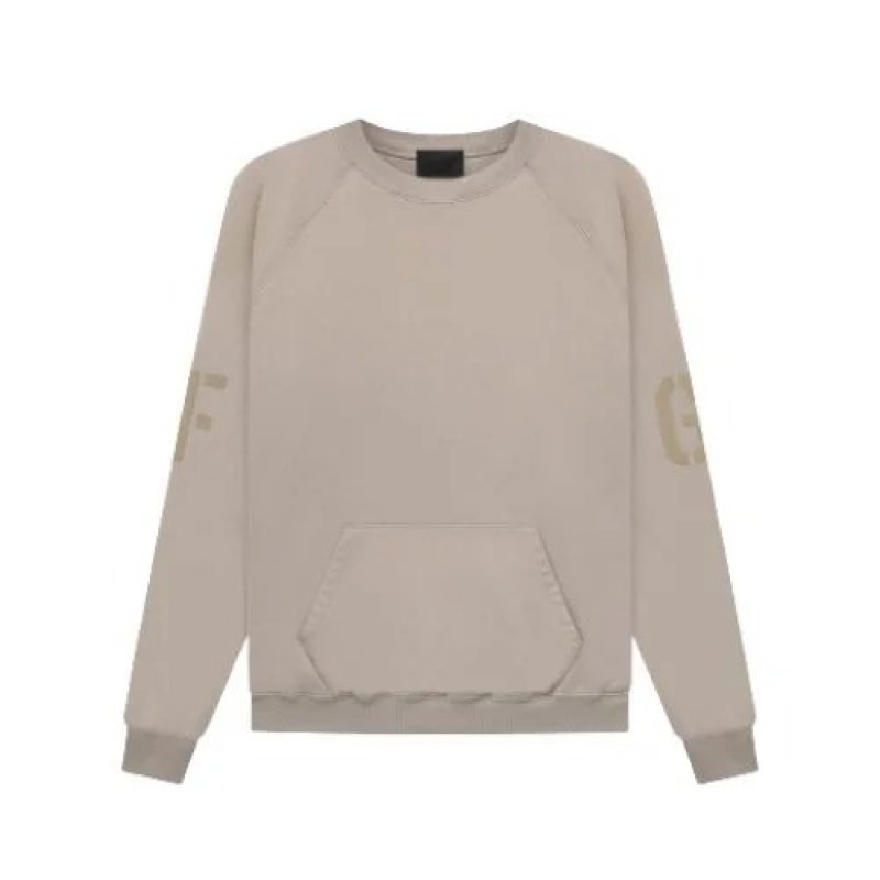 Essentials FG Crewneck Uomo Felpa Crema | ESS-SN593358