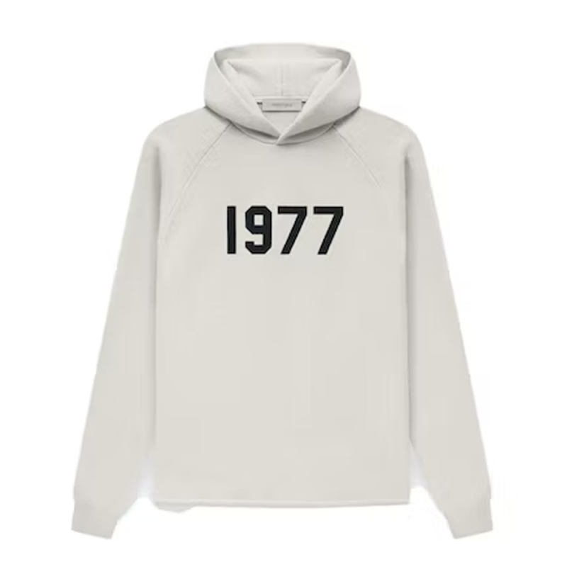 Essentials Fear of God 1977 Knit Uomo Felpa con Cappuccio Marroni | ESS-SN593322