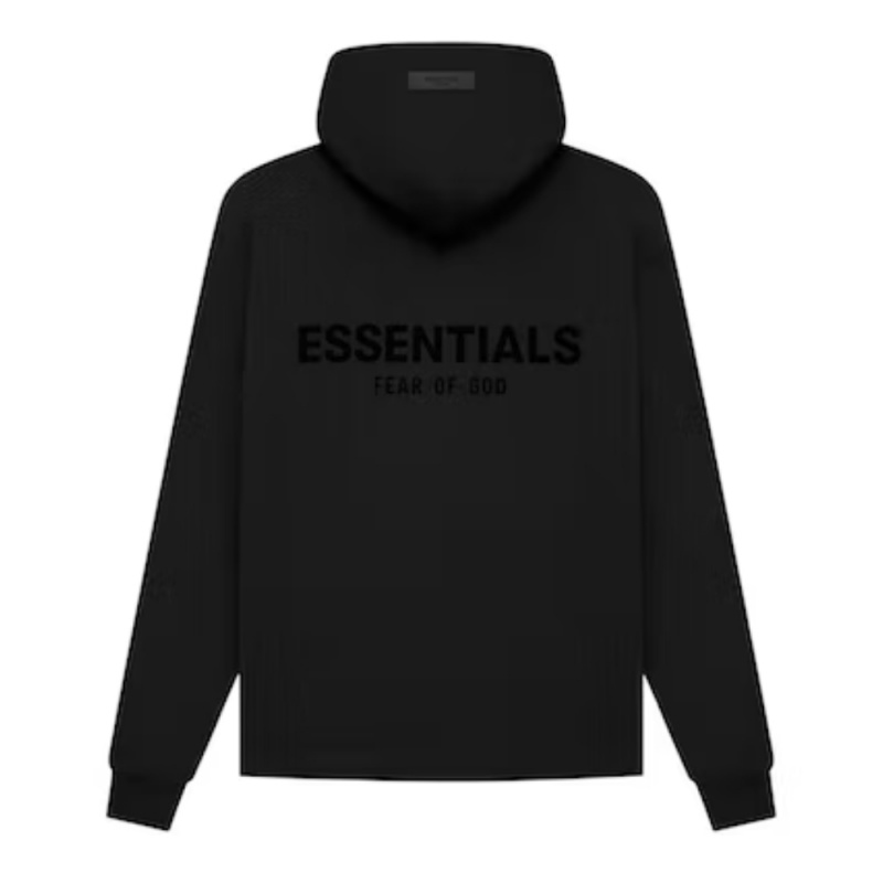 Essentials Fear of God ’s Relaxed Donna Felpa con Cappuccio Nere | ESS-SN593383