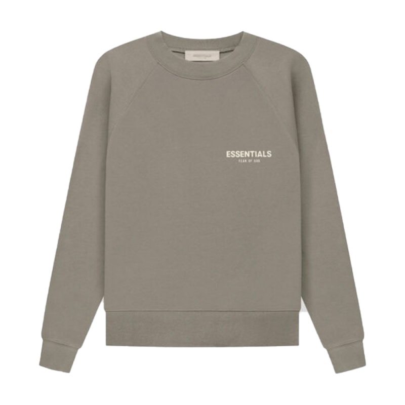 Essentials Fear of God Crewneck Uomo Felpa Grigie | ESS-SN593365