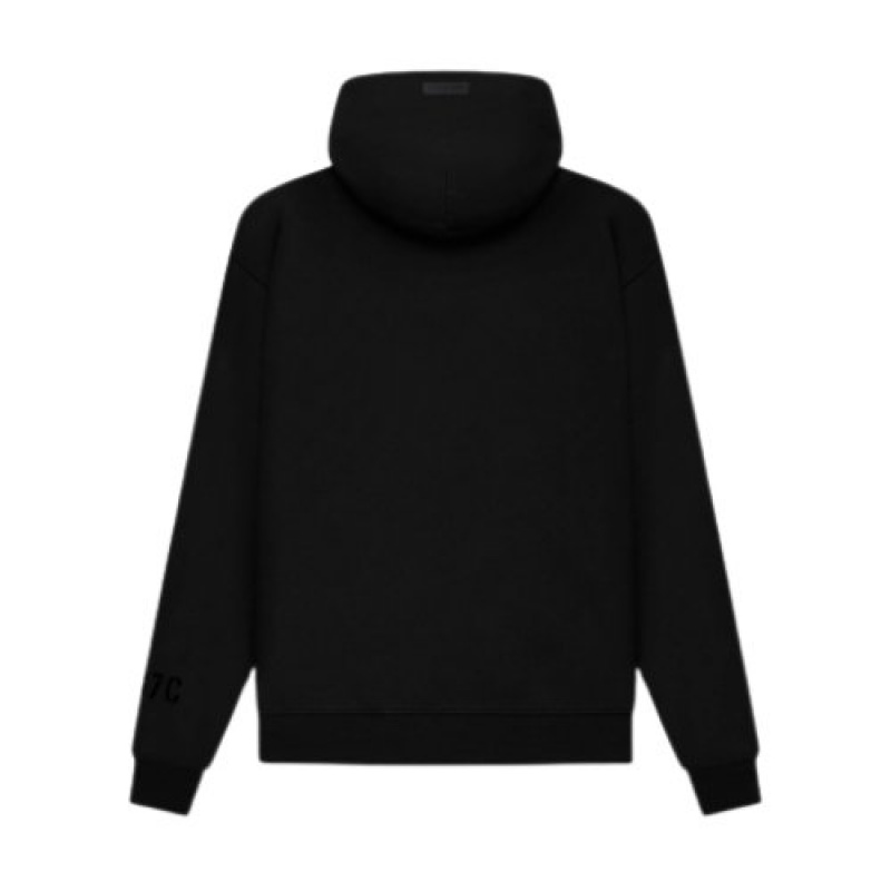 Essentials Fear of God FG7C Bambino Felpa con Cappuccio Nere | ESS-SN593438