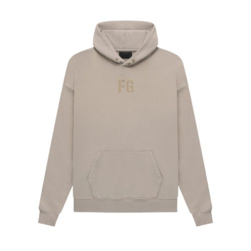 Essentials Fear of God FG Uomo Felpa con Cappuccio Grigie | ESS-SN593319