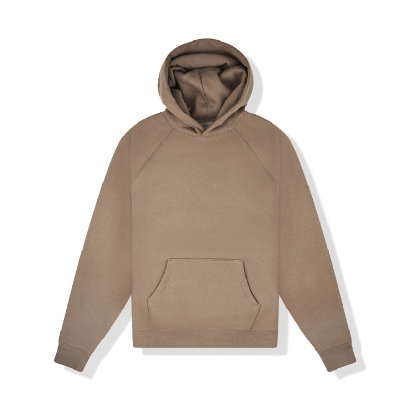 Essentials Fear of God Harvest Uomo Felpa con Cappuccio Marroni | ESS-SN593314