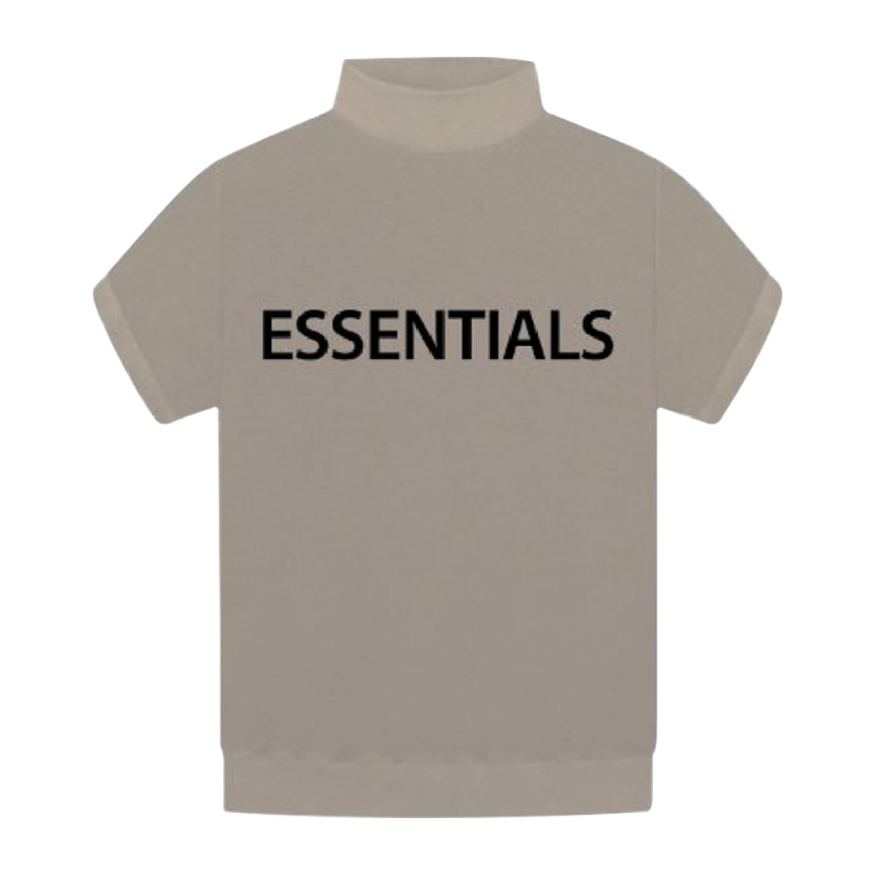 Essentials Fear of God Inside Out Mock Neck Uomo T-shirt Grigie | ESS-SN593344