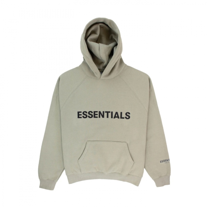 Essentials Fear of God MOS Uomo Felpa con Cappuccio Grigie Chiaro | ESS-SN593305