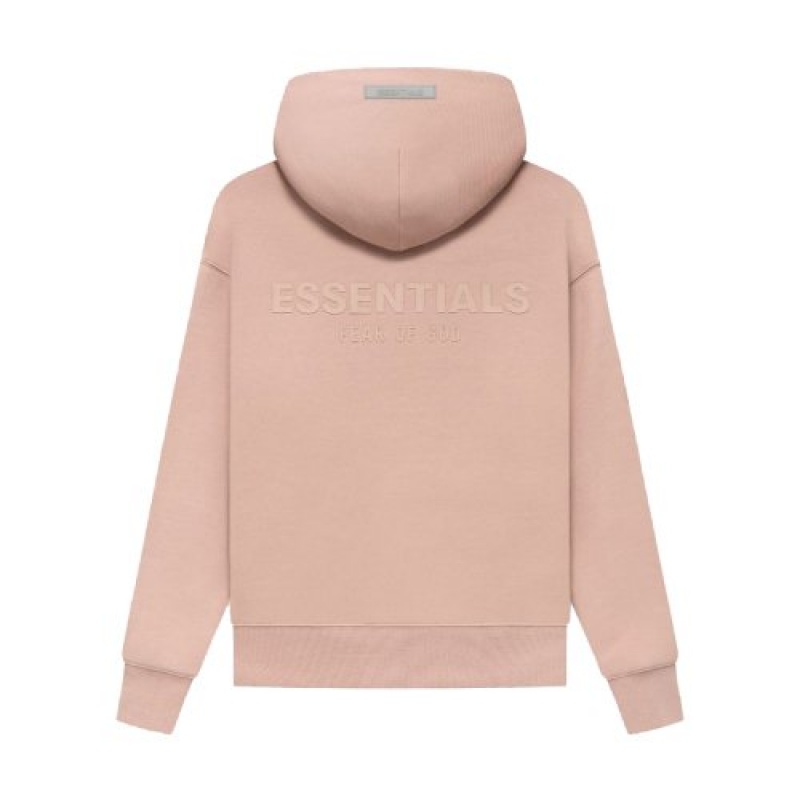 Essentials Fear of God Pullover Uomo Felpa con Cappuccio Rosa | ESS-SN593295