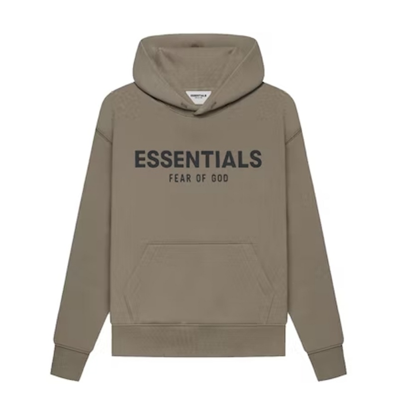 Essentials Fear of God Pullover Uomo Felpa con Cappuccio Marroni | ESS-SN593310