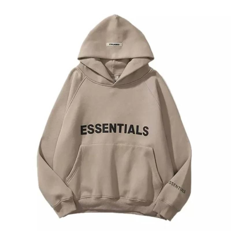 Essentials Fear of God Uomo Felpa con Cappuccio Marroni | ESS-SN593313